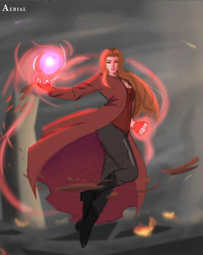 Wanda in Avengers Endgame