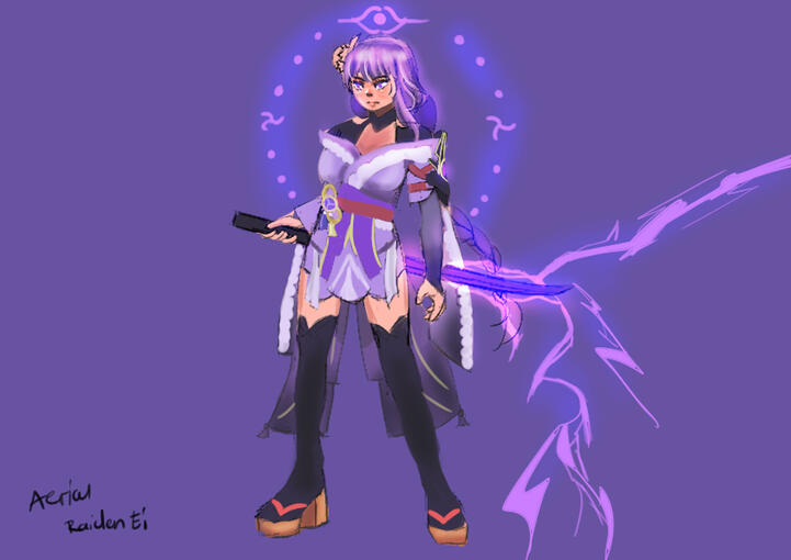Raiden Ei from Genshin Impact